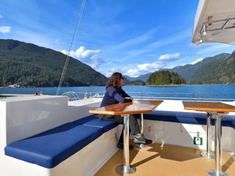 Outside deck - Island Solitude