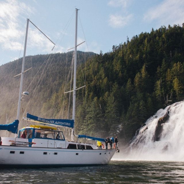 Roamer at waterfalls - Island Roamer