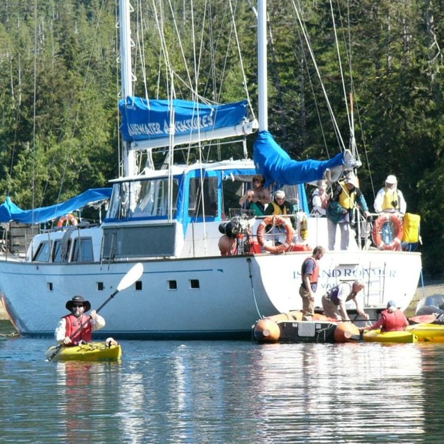 Roamer at waterfalls - Island Roamer
