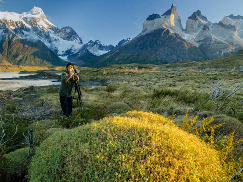 Photographer in Patagonia