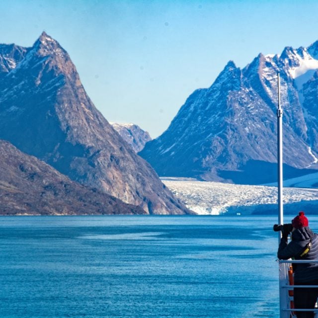 Small ship expedition cruise in arctic