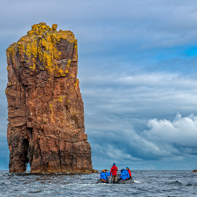 Papa Stour zodiac cruise