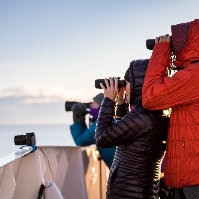 Watching on Deck - Heritage Adventurer