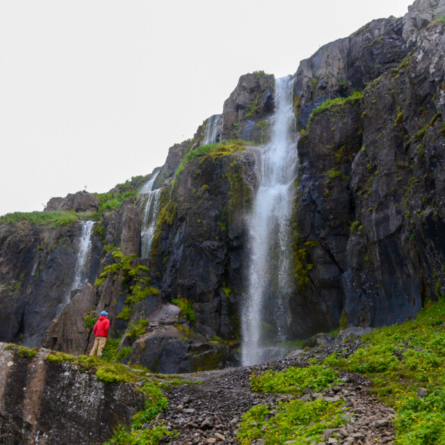 waterfall near Seyðisfjörður