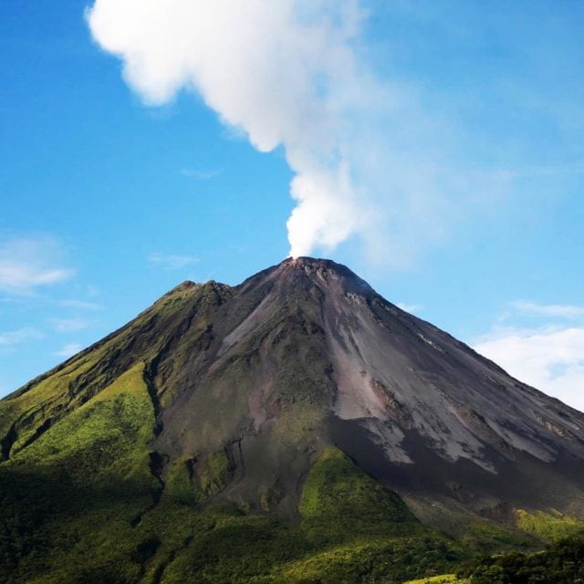 Arenal volcano in Costa Rica