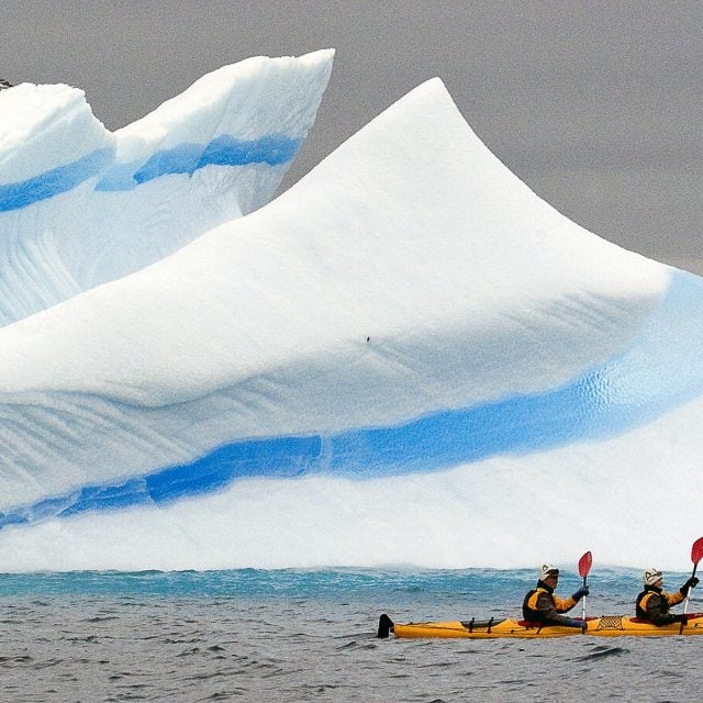Kayaking in Antarctica