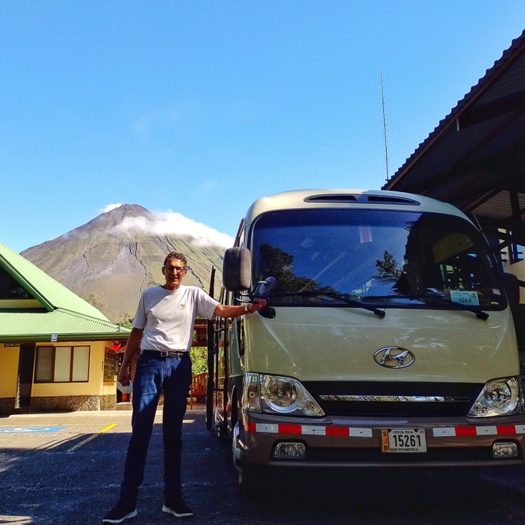 Costa Rica birding tour bus driver