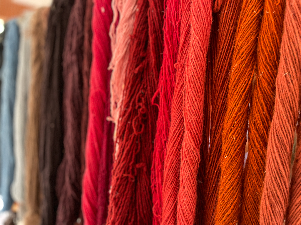 Oaxacan weaving yarn