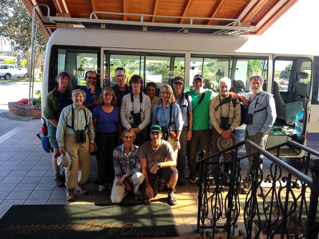 Birding group in Costa Rica
