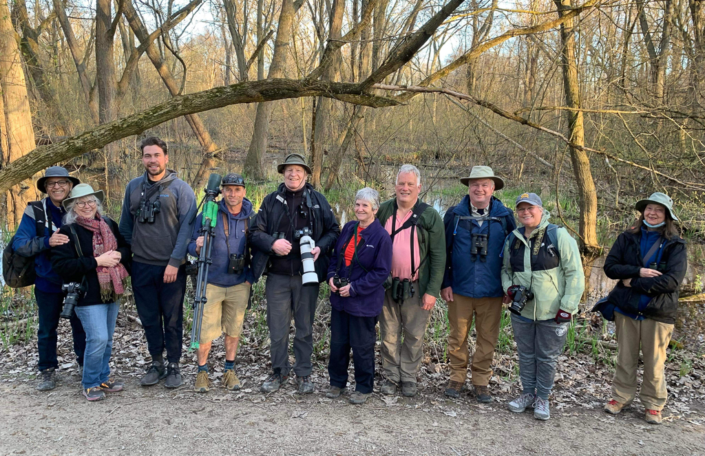 Point Pelee birding group