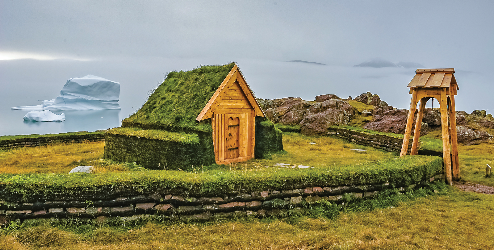 Eric the Red's Church reconstruction. Brattahlid