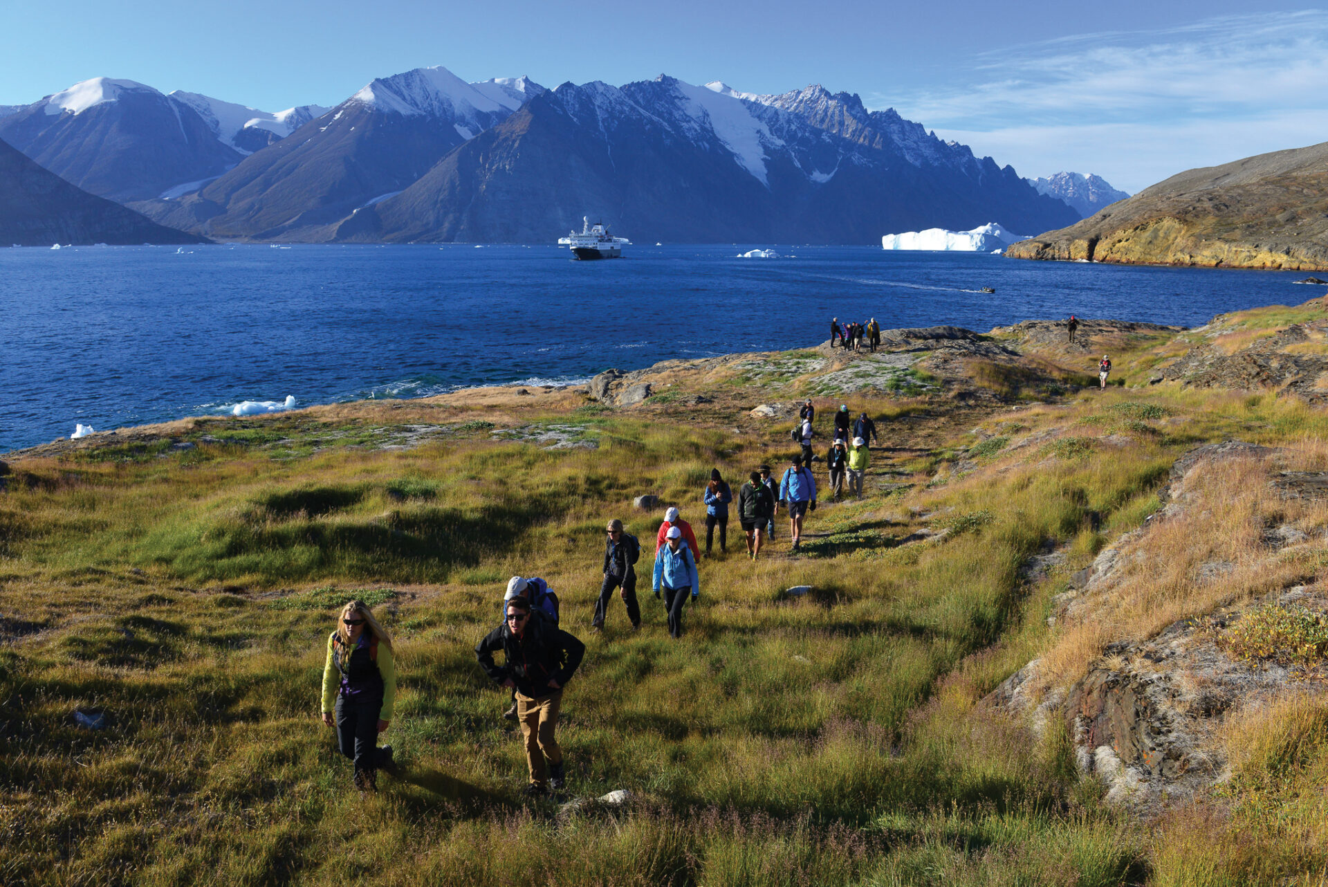 hiking in the arctic, expedition cruise