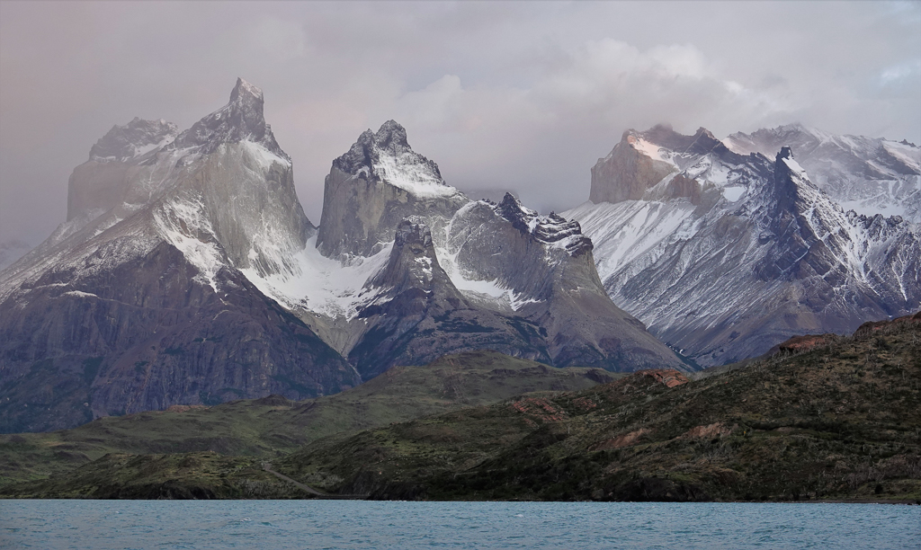 Torres del Paine from Pehoe