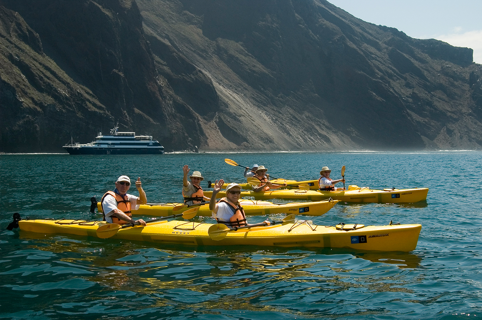 Kayaking in the Galapagos