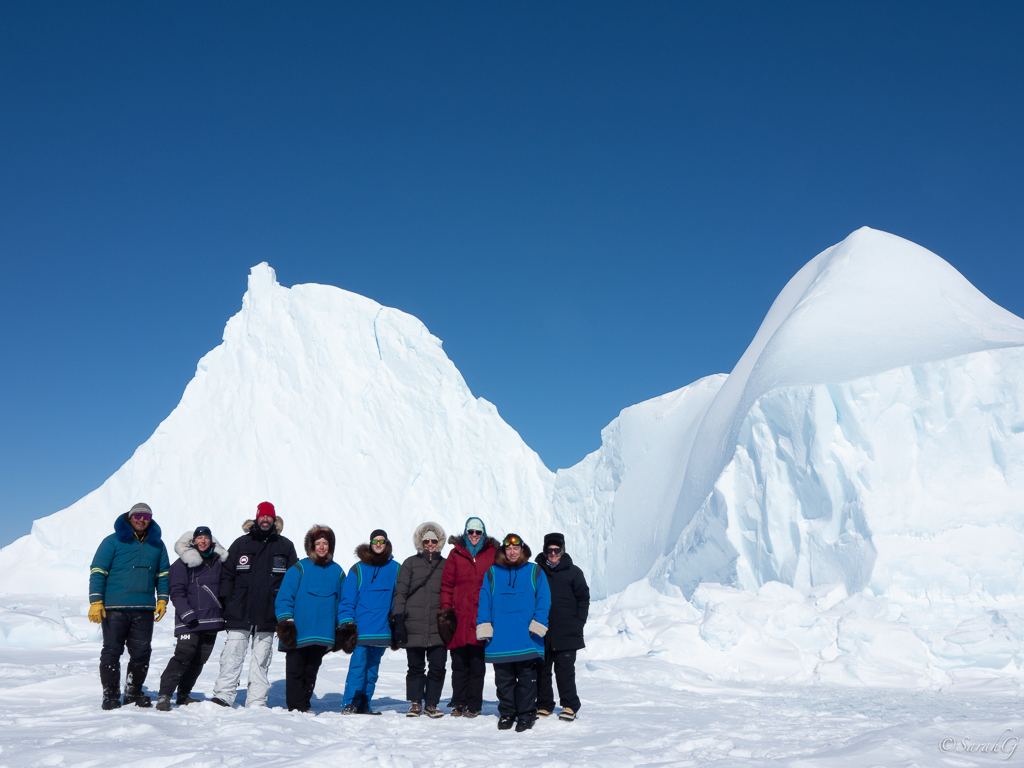 EET group at grounded iceberg