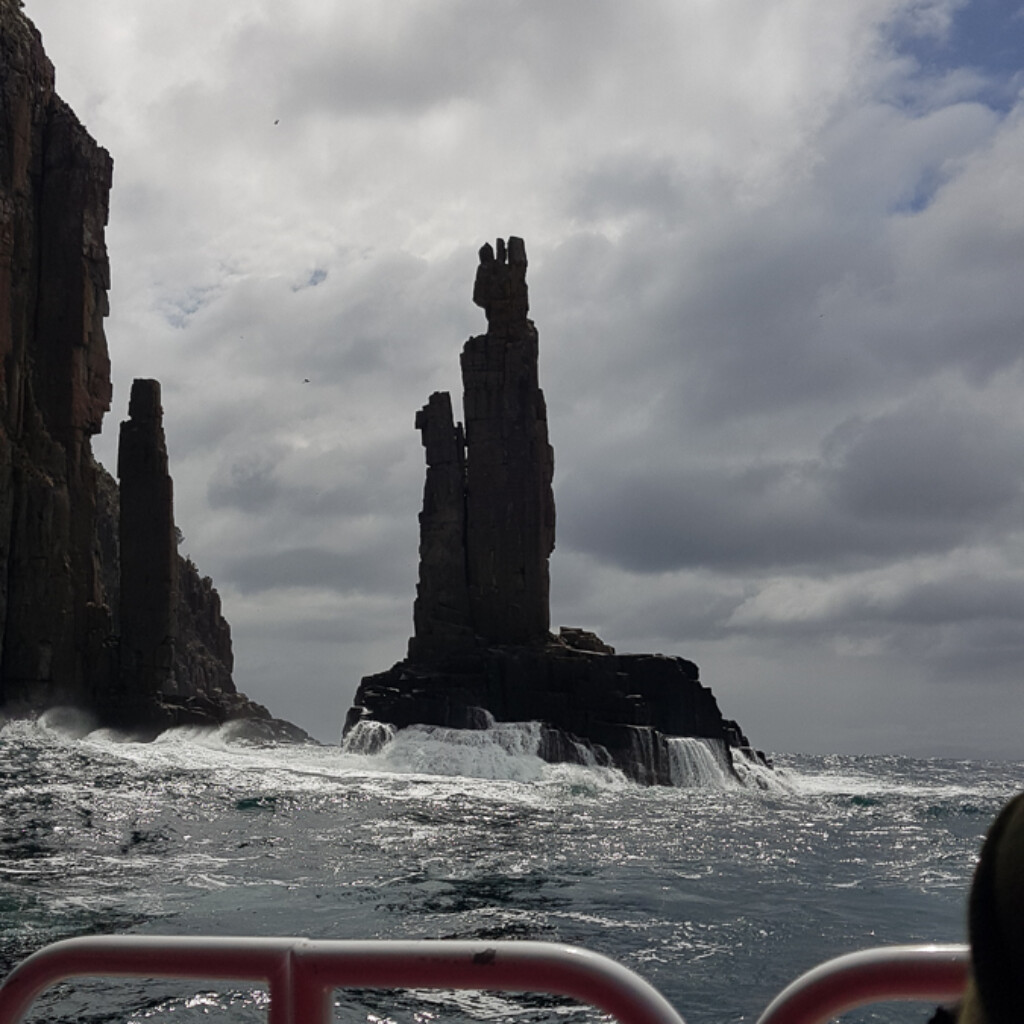 Rock stack on Bruny Island