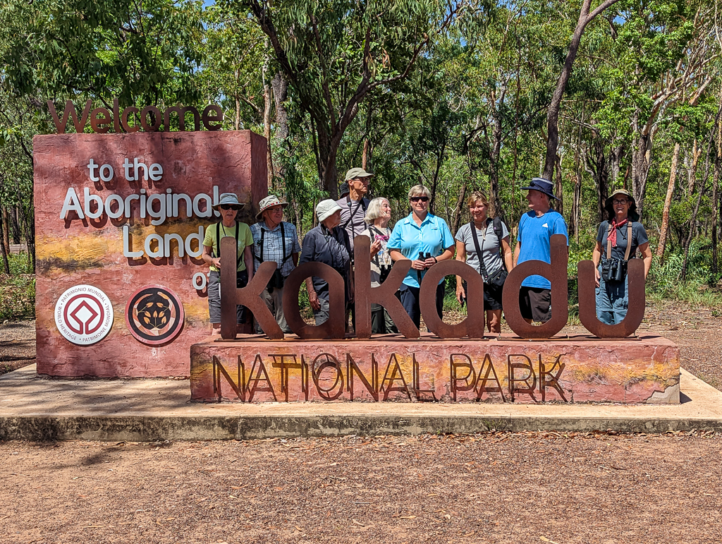 Group at Kakadu entry