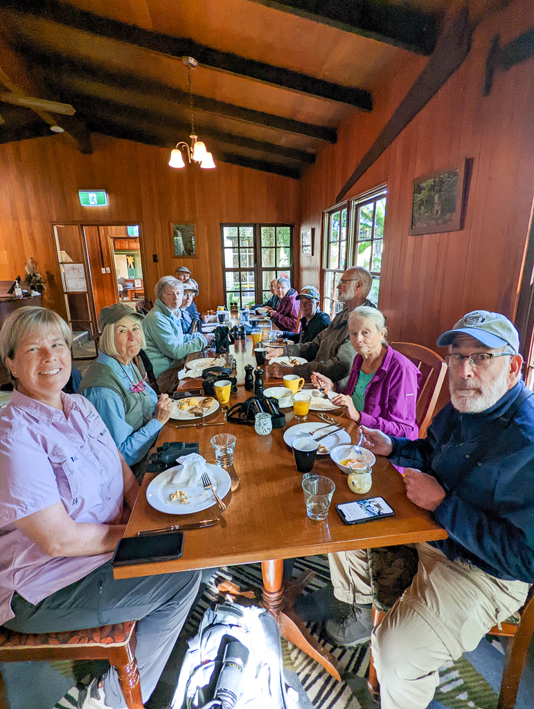 Having breakfast at O'Reillys