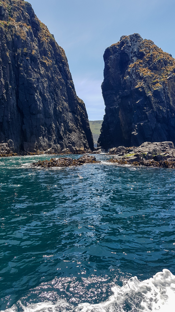 Bruny Island cruise coastal scenery