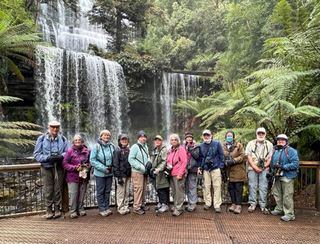 EET group at Russel Falls