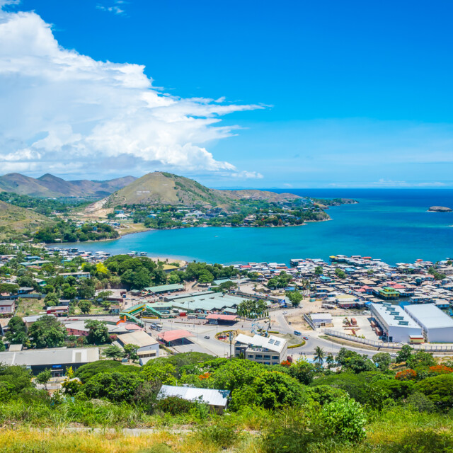 View of Koki in Port Moresby, Papua New Guinea