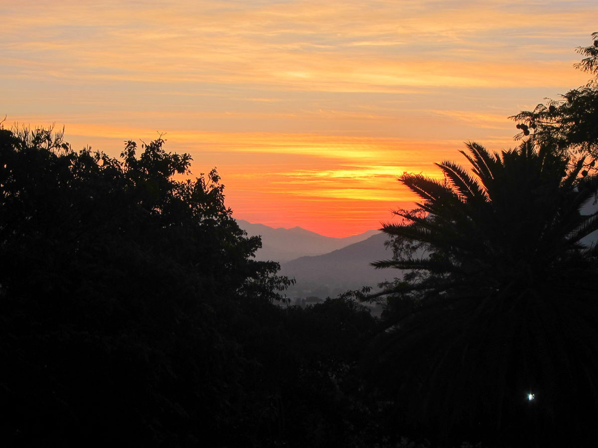 Sunrise from Oaxaca Hotel