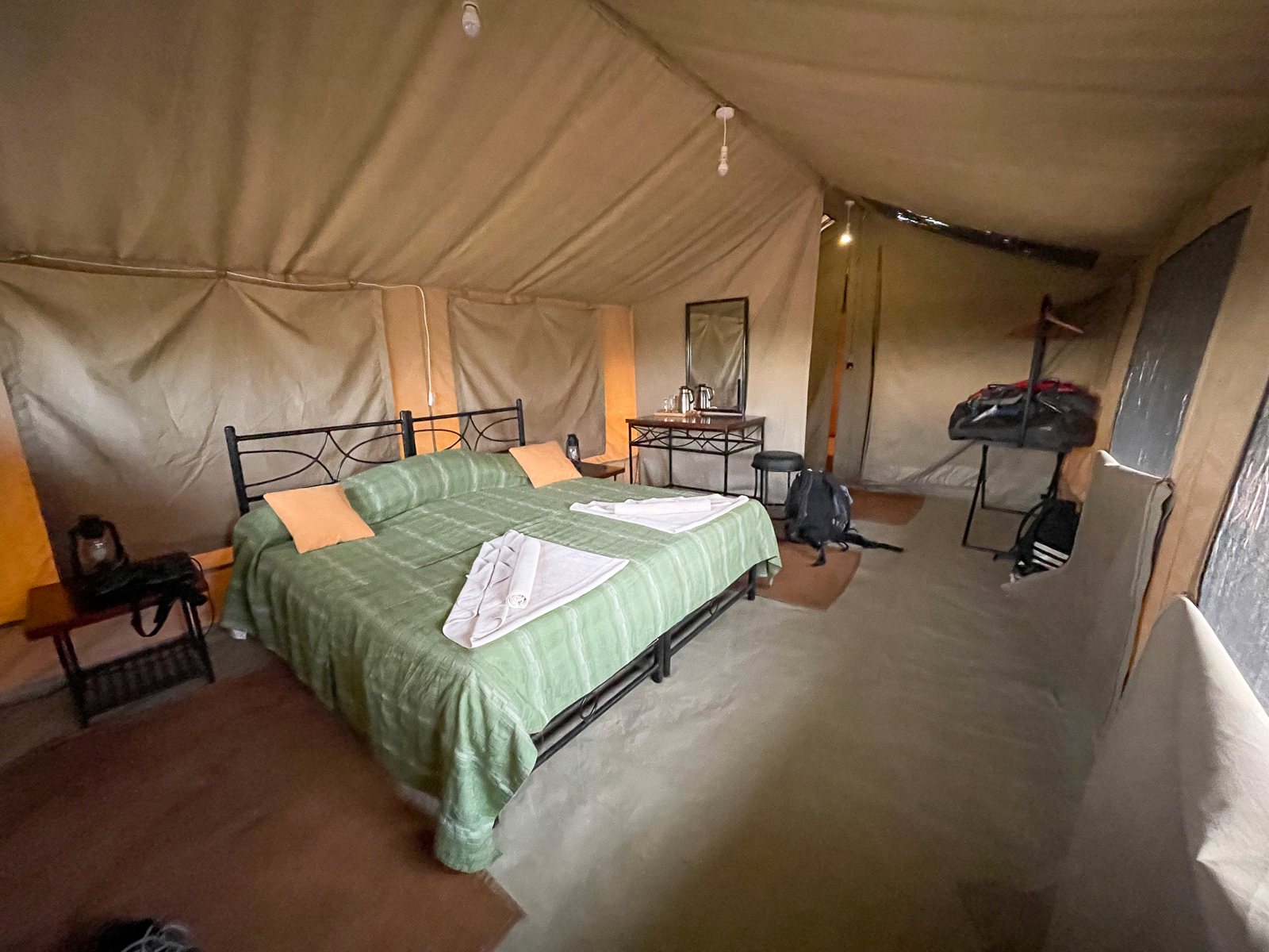 Tented camp in Serengeti