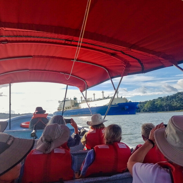 Boat tour on Panama Canal