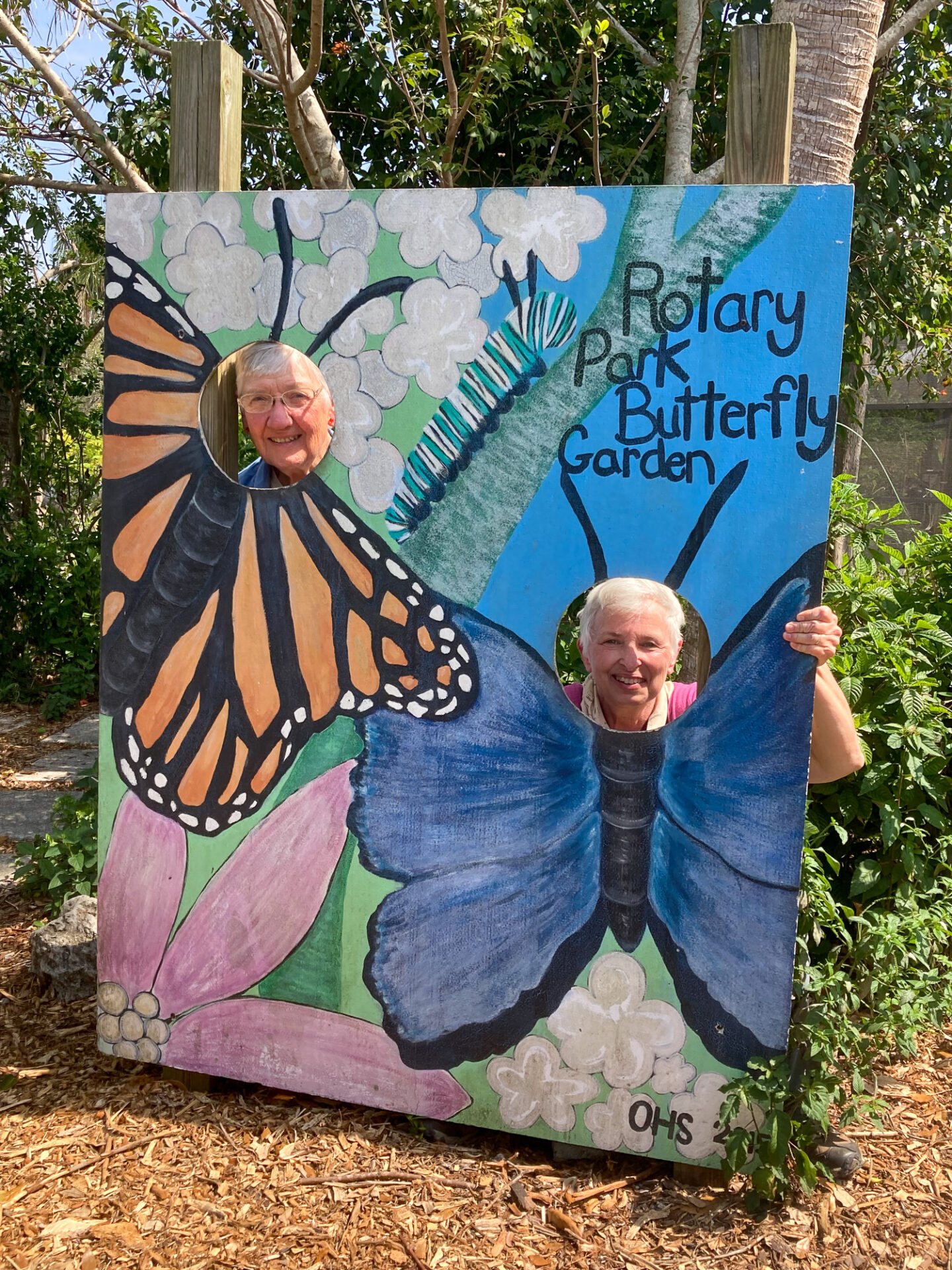 Fun at the Rotary Park Pollinator Garden