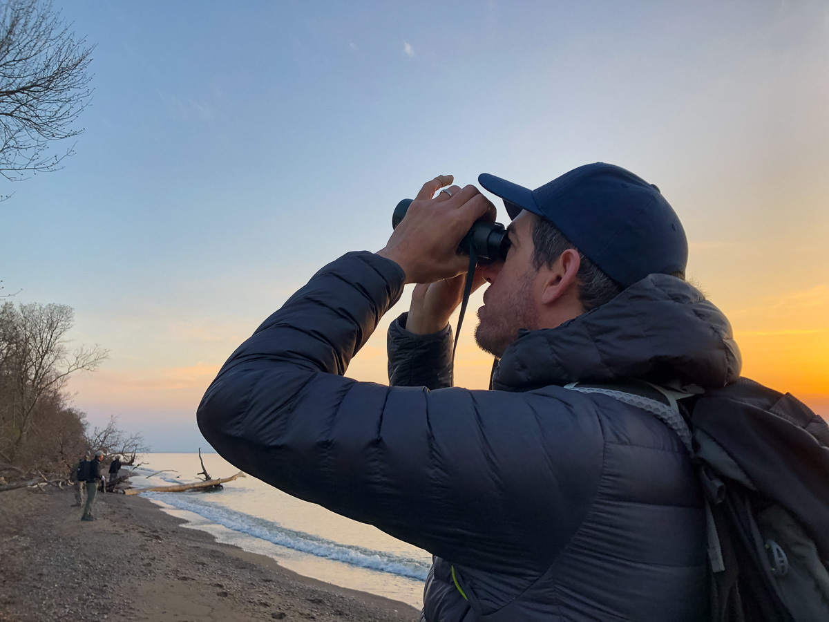 Birding at the tip Point Pelee