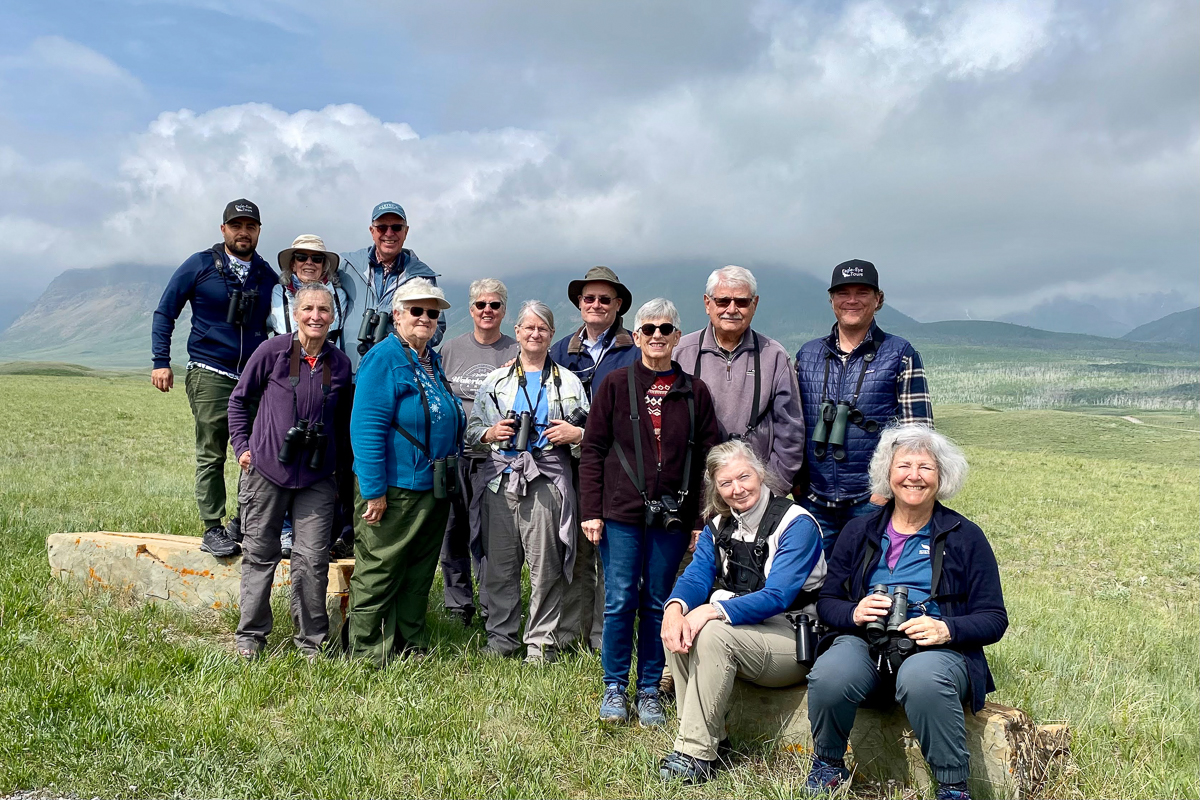Birding Group in Waterton National Park