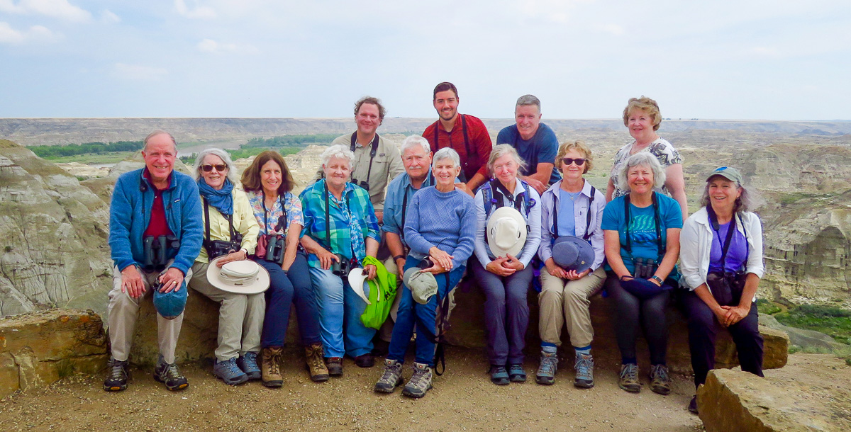 Eagle-Eye Tours birding group in Alberta