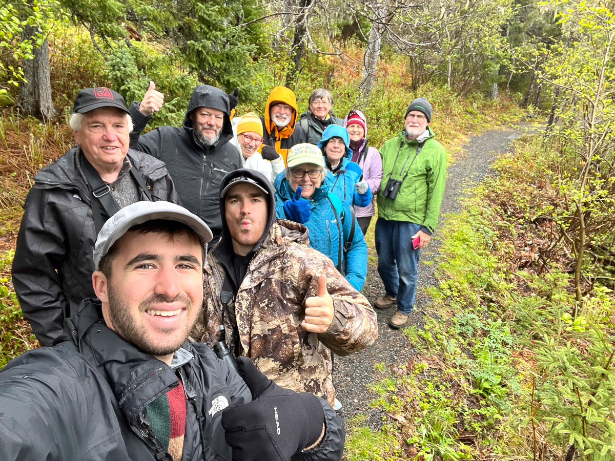 Birding Group at Terra Nova National Park, Newfoundland