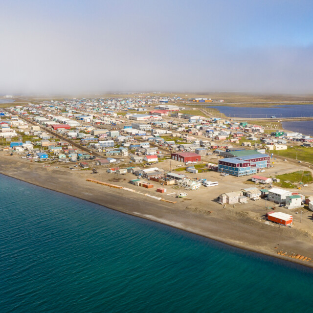 The largest city of the North Slope Borough in the U.S. state of Alaska and is located north of the Arctic Circle. It is one of the northernmost public communities in the world and is the northernmost city in the United States