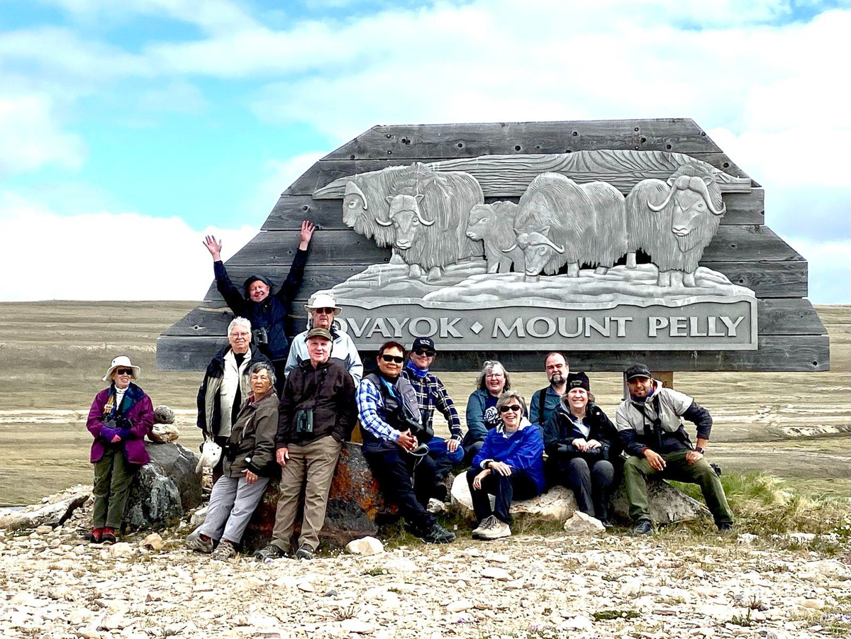 Birding group in Nunavut