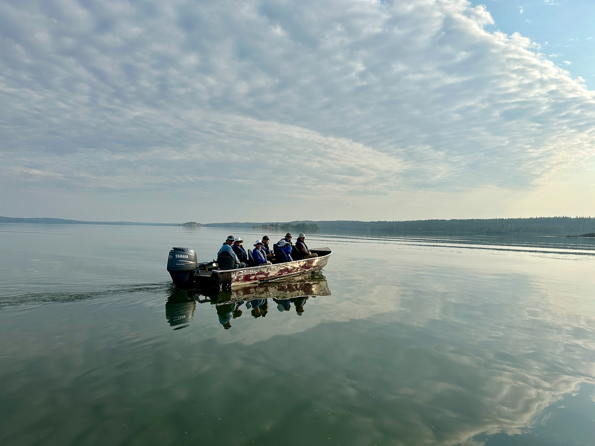 Boat trip on Great Slave Lake