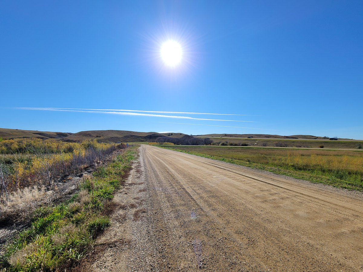 Sunny skies on the prairies