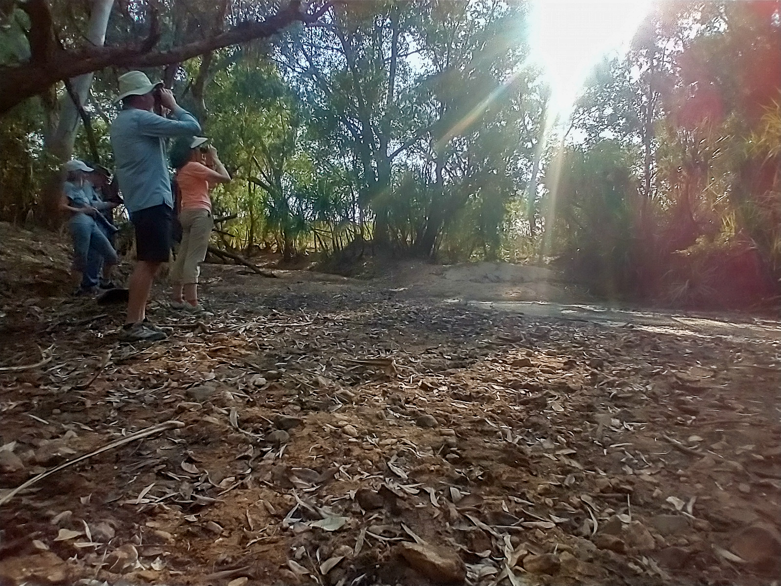 Birders at Ferguson River