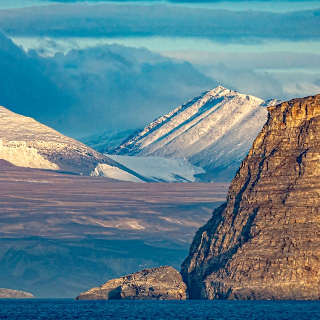 Bear Island at mouth of Sunneshine Fjord, Baffin Island