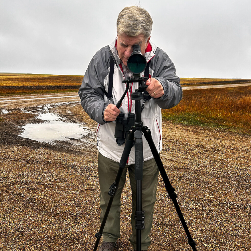 Looking through a scope