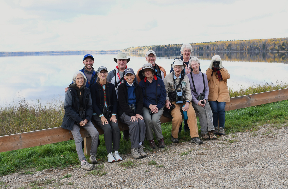Birding group in Saskatchewan