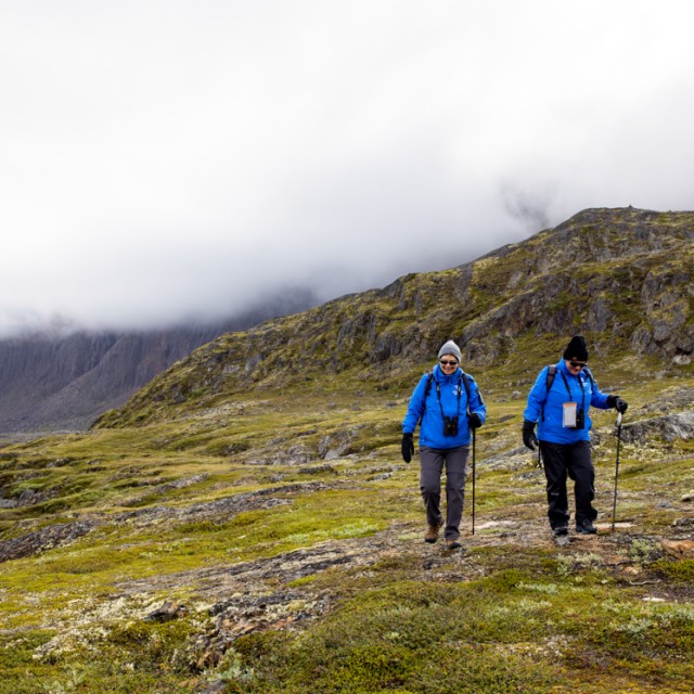 Hiking in the Arctic