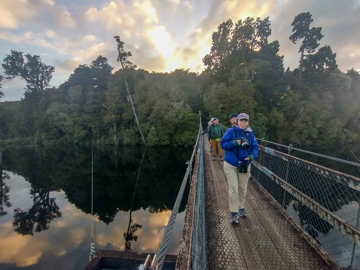 Lake Brunner swingbridge