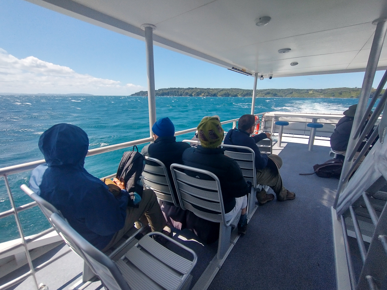 Boat ride to Tiritiri