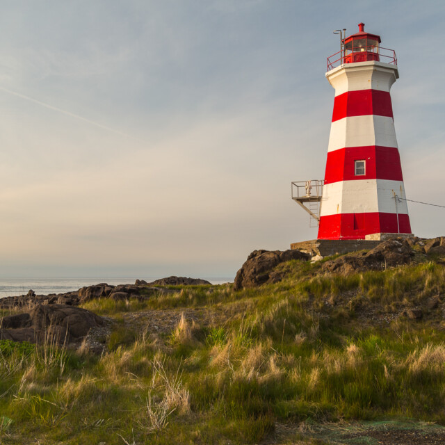 Western Light on Brier Island is western most point in Nova Scotia. It also marks the point at which Bay of Fundy begins and Gulf of Maine ends.