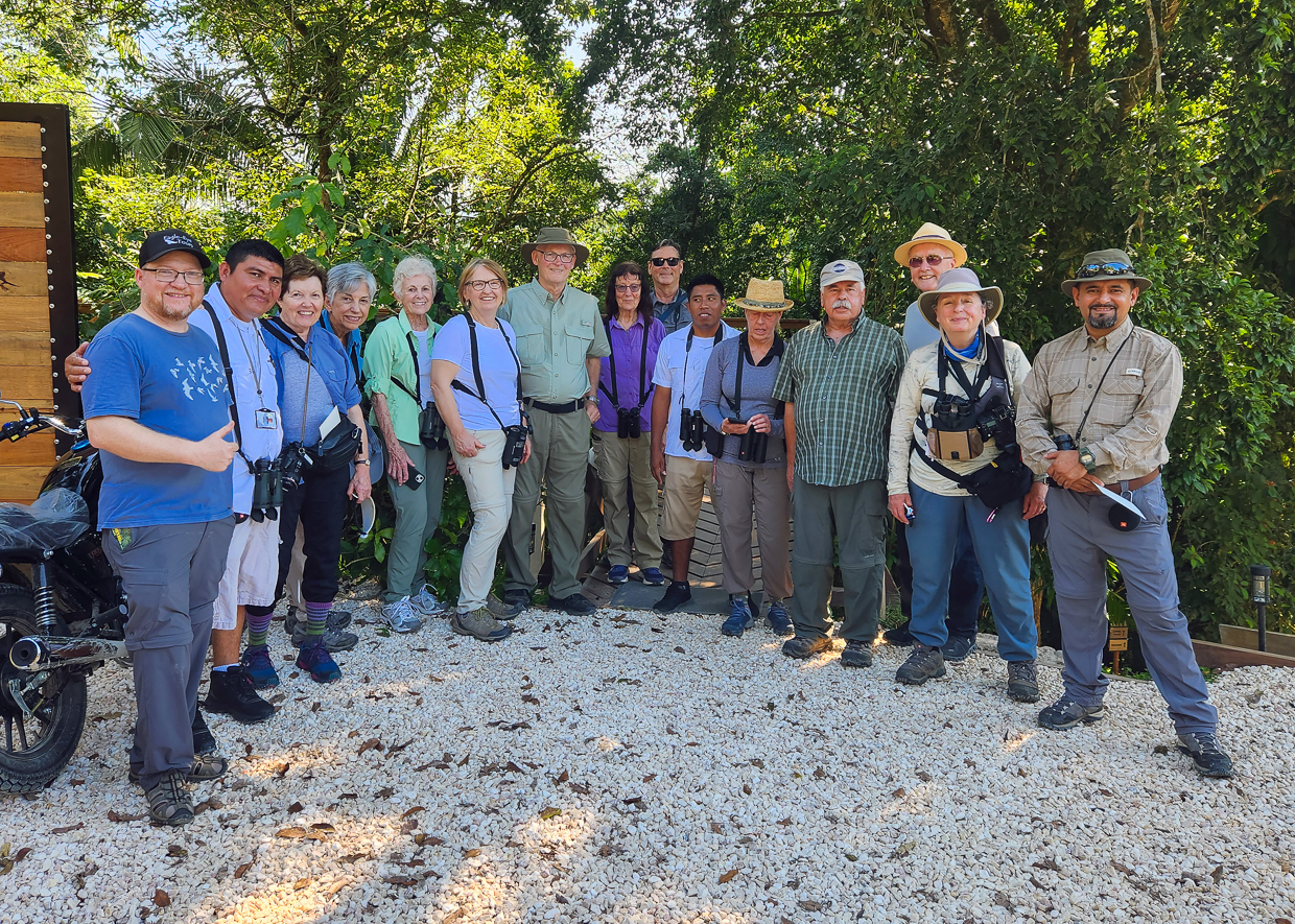 Birding group in Belize