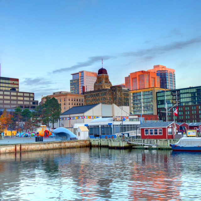 Halifax Harbour is a large natural harbour on the Atlantic coast of Nova Scotia, Canada