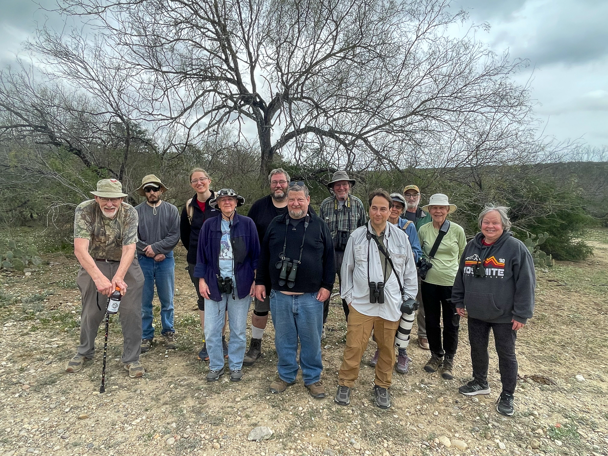 Birding group in Texas