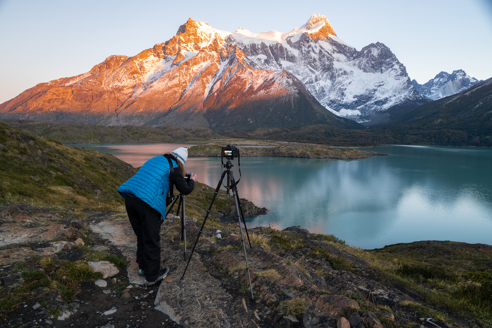 Sunrise at Los Cuernos