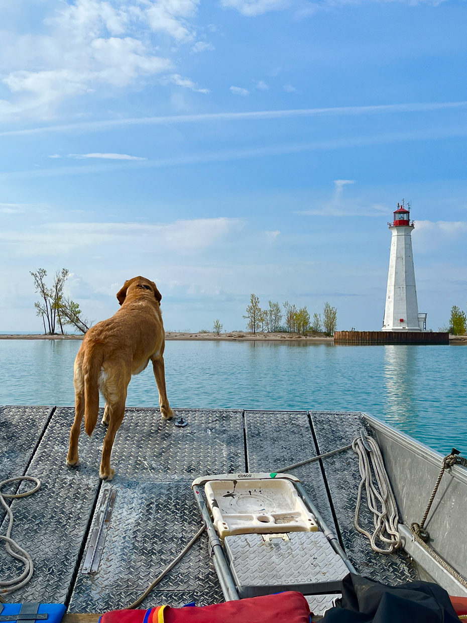 Approaching the tip of Long Point